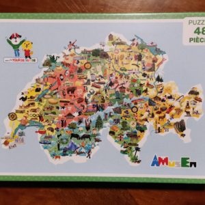Puzzle 48 pièces "voyage en Suisse"